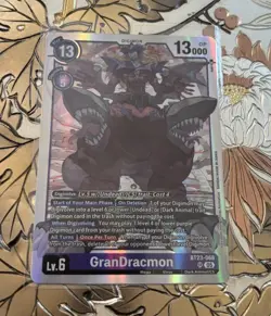 Digimon Card Game GranDracmon BT23-068 SR BT23 Hackers Slumber - Image 1