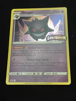 Gengar Lost Origin Stamped Pokemon Sword & Shield Holo Card 2022 SWSH241 - Image 1