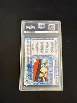 Pokemon Topps The Movie 2000 - Stormy Seas - #19 - PSA 9 Graded Card Pikachu - Image 3