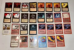 Magic The Gathering Revised Card Lot 30 Lord of Atlantis Nightmare Animate Dead - Image 1