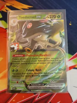 Toedscruel ex 022/197 Prize Pack Series Promo Stamped Card Holo Pokemon - Image 1