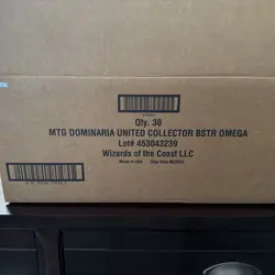 30 booster CASE Magic The Gathering Dominaria United Collector Omega Packs - Image 2