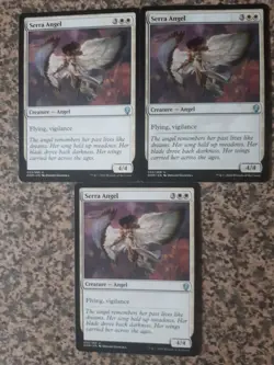 MTG - 3 x Serra Angel- Dominaria - Image 1