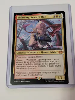 Lightning, Army of One 0233 NM - MTG Final Fantasy Magic The Gathering FFXIII - Image 1