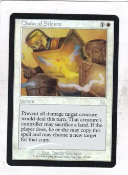 Magic: MTG: Onslaught: Foil: Chain of Silence - Image 1