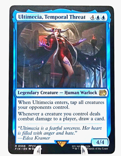 Ultimecia, Temporal Threat 0556 FFVIII- Final Fantasy FIN-MTG-Rare Reg. Magic NM - Image 4