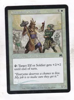 Magic: MTG: Onslaught: Foil: Grassland Crusader - Image 1