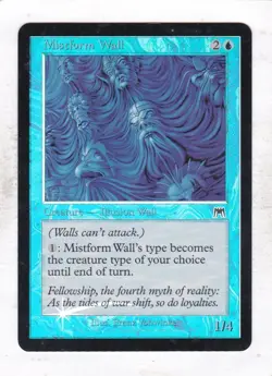Magic: MTG: Onslaught: Foil: Mistform Wall - Image 1