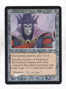 Magic: MTG: Onslaught: Foil: Crown of Suspicion - Image 1