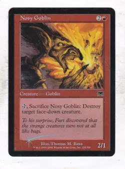 Magic: MTG: Onslaught: Foil: Nosy Goblin - Image 1