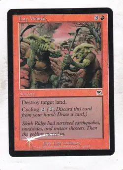 Magic: MTG: Onslaught: Foil: Lay Waste - Image 1