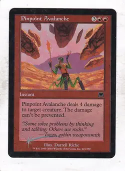 Magic: MTG: Onslaught: Foil: Pinpoint Avalanche - Image 1
