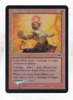 Magic: MTG: Onslaught: Foil: Solar Blast - Image 1