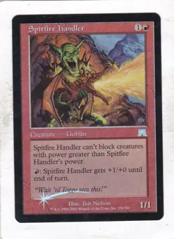 Magic: MTG: Onslaught: Foil: Spitfire Handler - Image 1