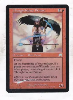 Magic: MTG: Onslaught: Foil: Thoughtbound Primoc - Image 1