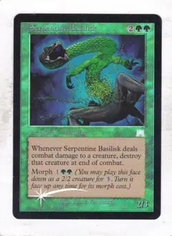 Magic: MTG: Onslaught: Foil: Serpentine Basilisk - Image 1
