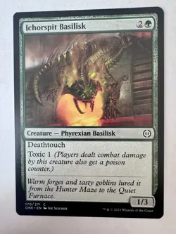 x1 Ichorspit Basilisk ONE MTG 170/271 COMMON M/NM 1x - Image 1