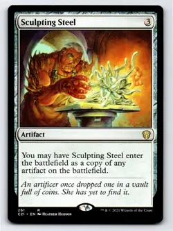 Sculpting Steel R Commander 2021 # 261 NM Normal - Image 1