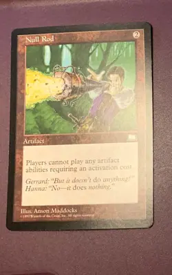 MTG Null Rod Weatherlight English Rare. "Hot" - Image 2