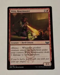 MTG Witty Roastmaster - Streets of New Capenna LP - Image 1