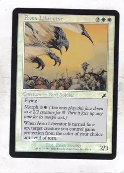 MTG: Scourge: Foil: Aven Liberator - Image 1