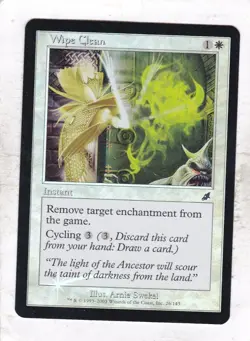 MTG: Scourge: Foil: Wipe Clean - Image 1