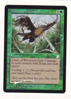 MTG: Scourge: Foil: Claws of Wirewood - Image 1