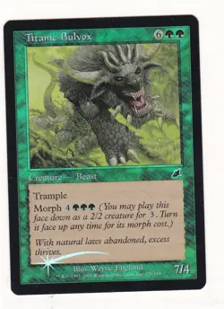 MTG: Scourge: Foil: Titanic Bulvox - Image 1