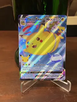 Pokemon Flying Pikachu VMAX 007/025 Celebrations Ultra Rare Full Art Holo NM - Image 1