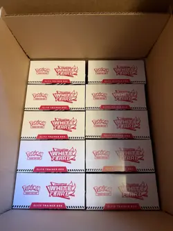 Pokemon White Flare Elite Trainer Box - Lot Of 10 - Image 1