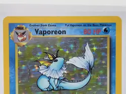 1999 Pokemon Jungle: Holo Rare Vaporeon - 12/64 - LP Lightly Played Vintage WOTC - Image 3