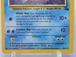 1999 Pokemon Fossil Holo Lot: Lapras & Magneton - 10/62 & 11/62 - Vintage WOTC - Image 5