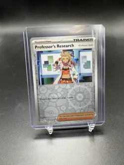 Professor’s Research Pokemon Paldean Fates Reverse Holo Trainer 087/091 NM - Image 1