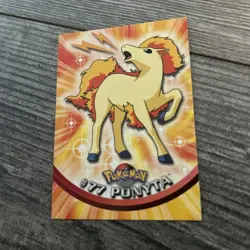 Pokemon Topps #77 Ponyta TV Animation Blue Logo Non-holo - Image 1