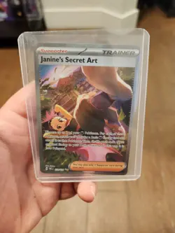 Pokemon TCG Janine's Secret Art Prismatic Evolutions Sir 173/131 SV - Image 1