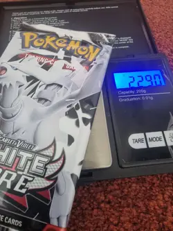 Heavy 22.90G! Pokemon TCG SV 10.5 White Flare Booster Pack Sealed! Pos Demi GodU - Image 1