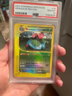 Pokemon PSA 10 Venusaur Expedition 2002 Reverse Holofoil 30/165 - Image 3