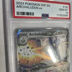 Archaludon ex 130/191 - S&V: Surging Sparks Double Rare - Pokemon TCG PSA 10 - Image 5
