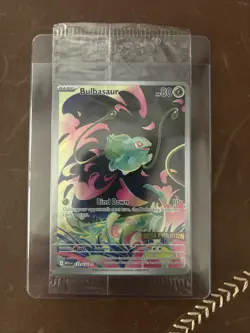 Pokemon TCG Mega Evolutions 133/132 Bulbasaur Full Art Stamped Promo - Sealed - Image 1