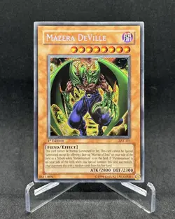 Yugioh Mazera DeVille AST-111 Secret Rare 1st Edition NM - Image 1