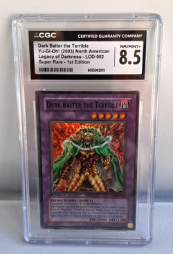 2003 Yu-Gi-Oh! Dark Balter the Terrible LOD-002 1st Edition Super Rare CGC 8.5 - Image 1