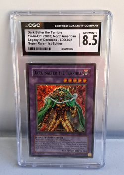 2003 Yu-Gi-Oh! Dark Balter the Terrible LOD-002 1st Edition Super Rare CGC 8.5 - Image 2