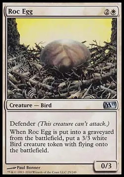 4x Roc Egg M11 MtG Magic White Uncommon 4 x4 Card Cards - Image 1