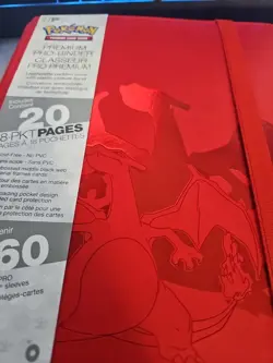 Pokemon Premium Ultra-Pro Binder Red ES CHARIZARD Binder Holds Up To 360 Cards - Image 2
