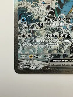 Kingdra ex 131 Sv: Scarlet & Violet Promo Cards Holo NM Ungraded - Image 3