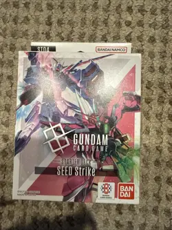 Gundam Card Game - Starter Deck - ST-04 - Seed Strike English New Sealed - Image 1