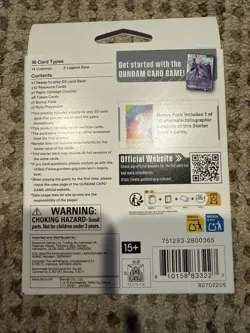 Gundam Card Game - Starter Deck - ST-04 - Seed Strike English New Sealed - Image 3