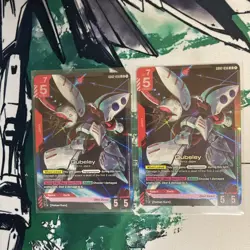 Qubeley LR - GD02-036 - Dual Impact Gundam TCG Card Game - Image 1