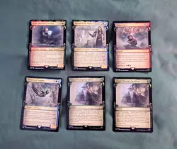 magic the gathering lord of the rings MTG lot of 399 showcase scroll cards foils - Image 2