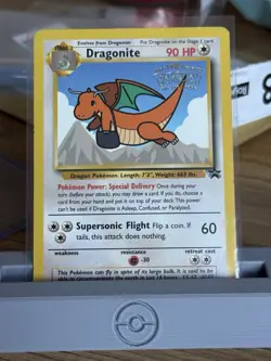 Pokemon TCG Dragonite Black Star Promo Card Wizards of the Coast #5 MP - Image 1